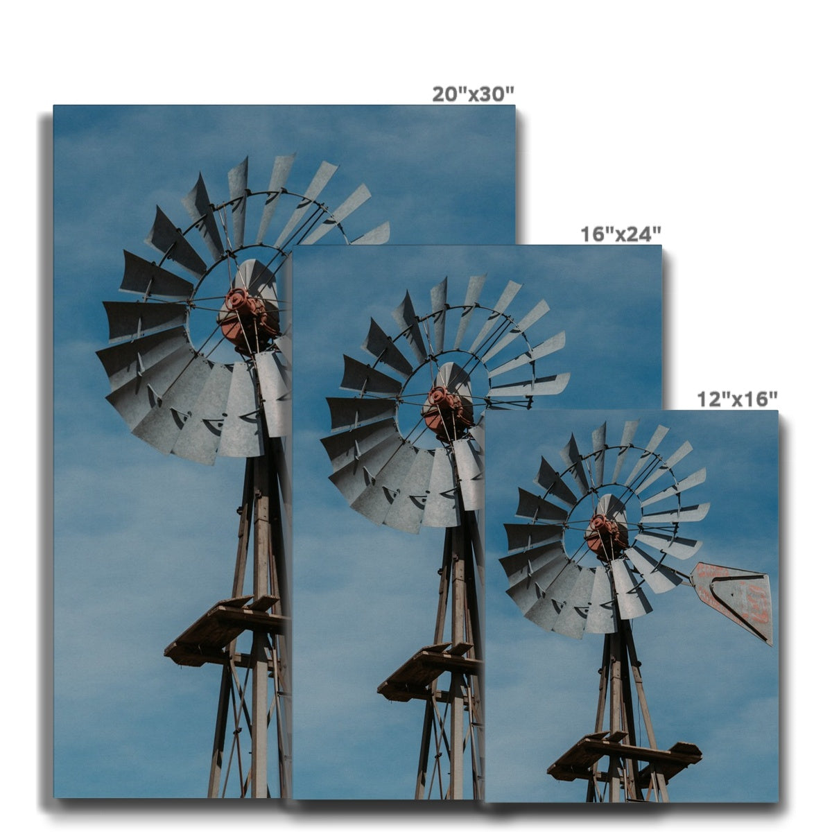 Windmill Vertical Canvas