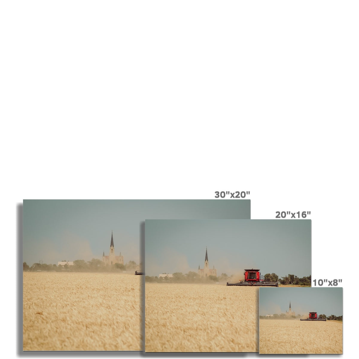 Harvest Haze Photo Art Print