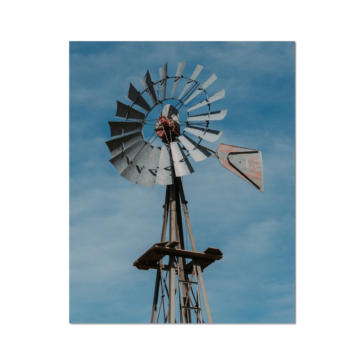 Windmill Vertical Photo Art Print