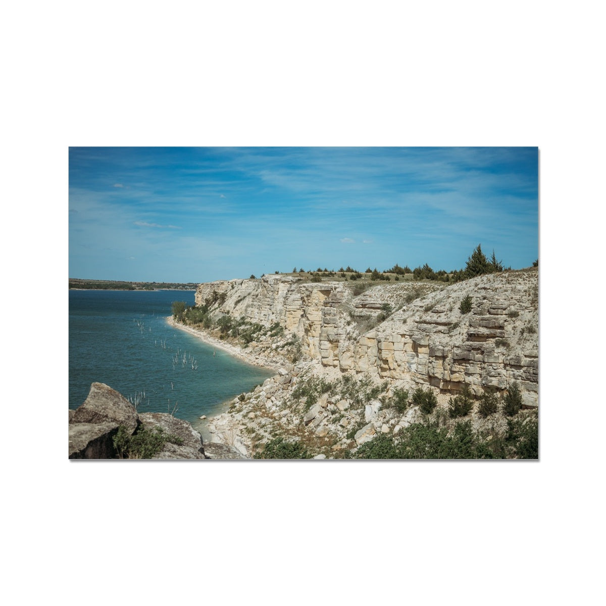 Cedar Bluff Photo Art Print