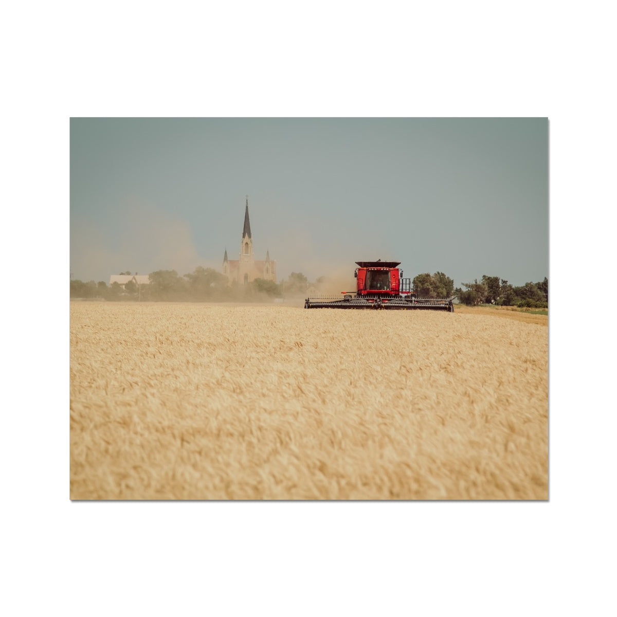 Harvest Haze Photo Art Print